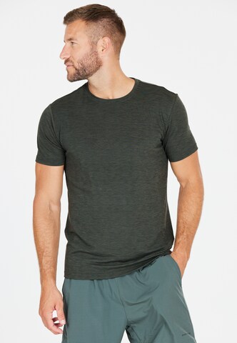 ENDURANCE Functioneel shirt 'Peako' in Groen: voorkant