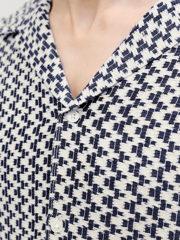 JACK & JONES Regular fit Button Up Shirt 'JORMONTAUK' in Blue