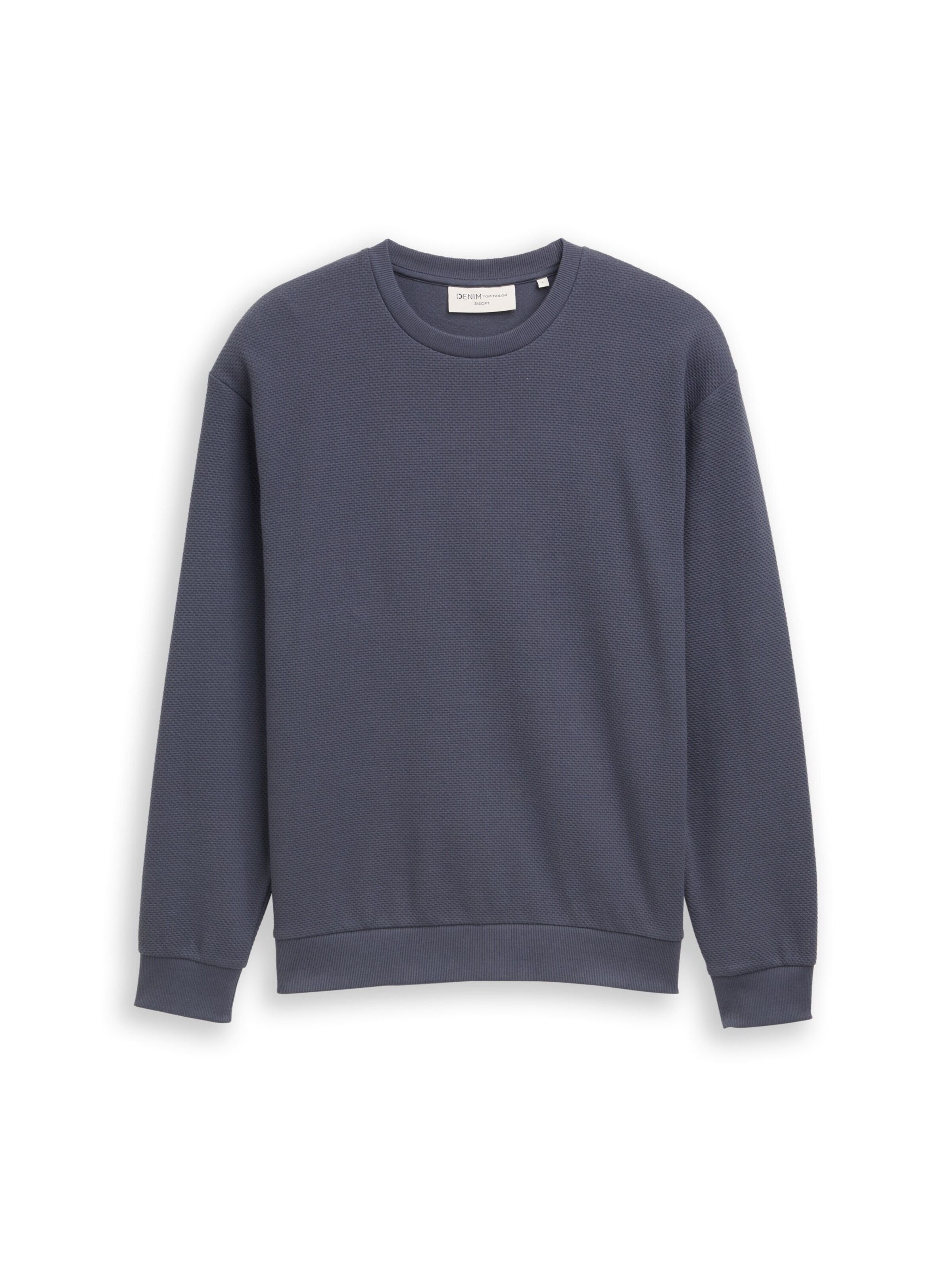 TOM TAILOR DENIM Sweatshirt in Grau: Vorderseite