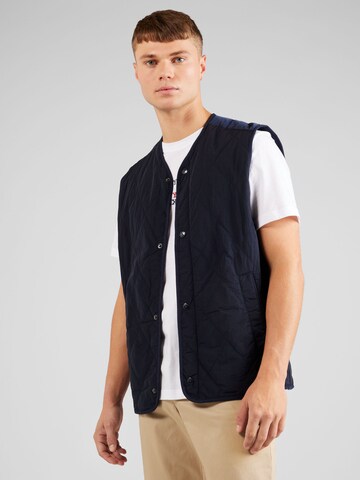 TOMMY HILFIGER - Colete em azul: frente