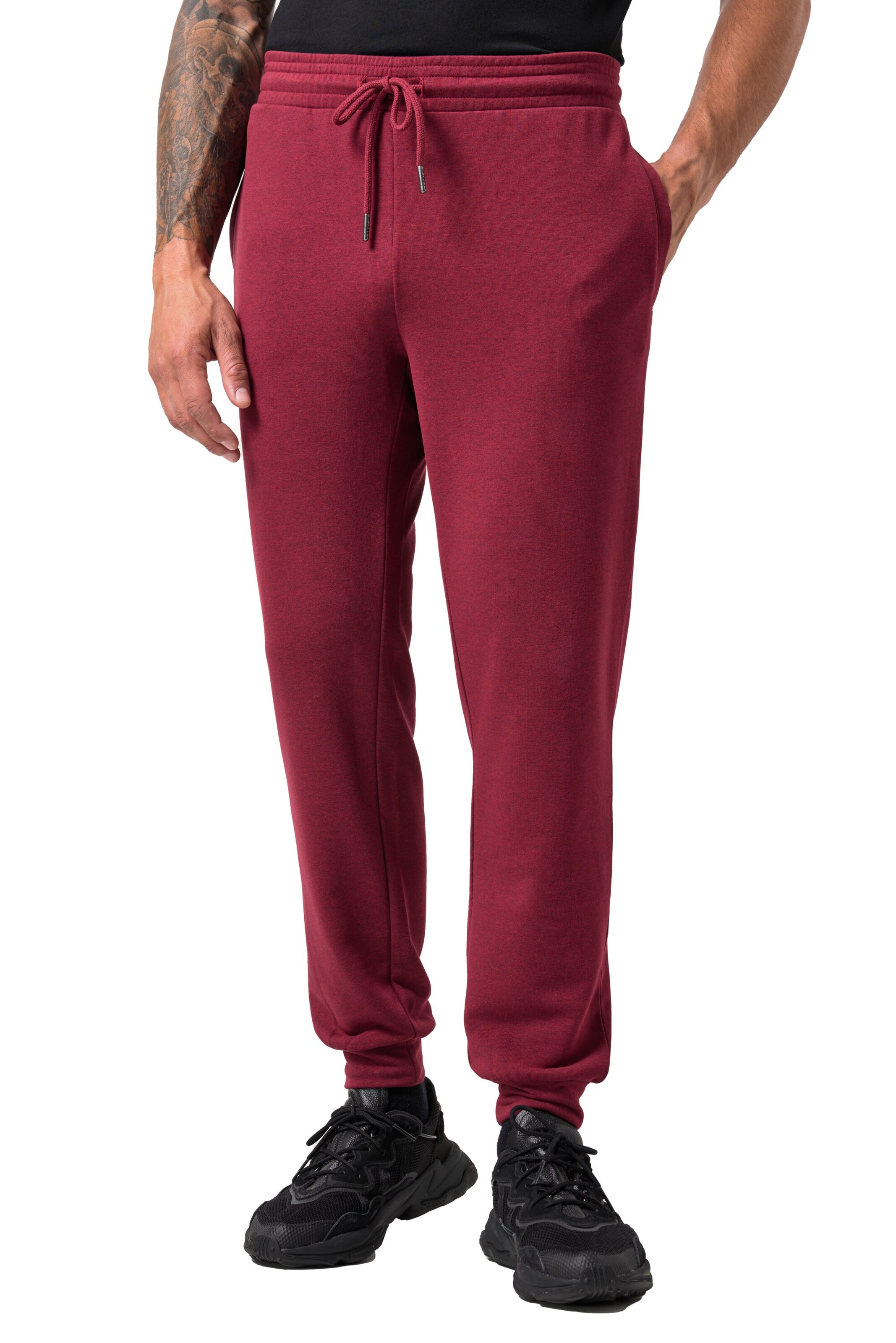 JP1880 Tapered Trousers in Red: front