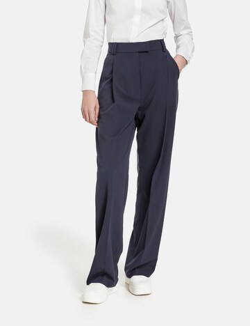 TAIFUN Wide leg Pantalon in Blauw: voorkant