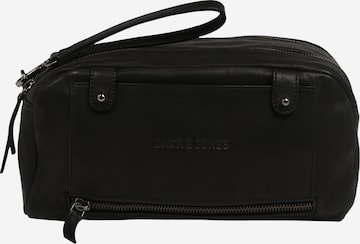 JACK & JONES Toiletry Bag 'NIALL' in Black: front