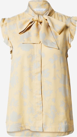 LA STRADA UNICA - Blusa 'BLOSSOM' em amarelo: frente