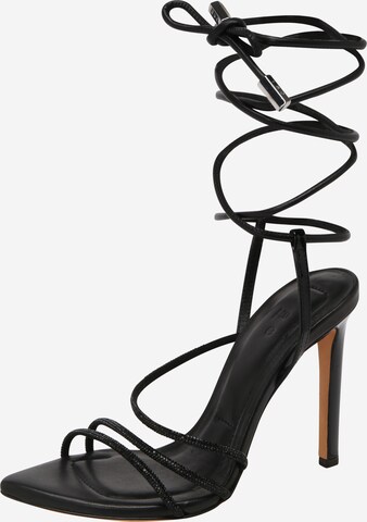 IRO Sandals 'IDO' in Black: front