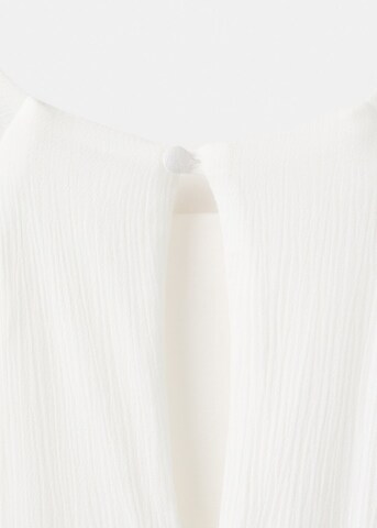 MANGO KIDS Dungarees 'Leonor' in White