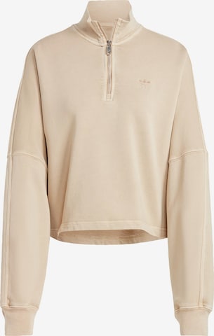 ADIDAS ORIGINALS Sweatshirt 'Essentials+' i beige: framsida