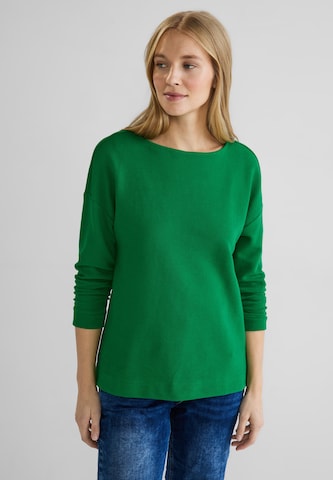 STREET ONE Shirt in Groen: voorkant