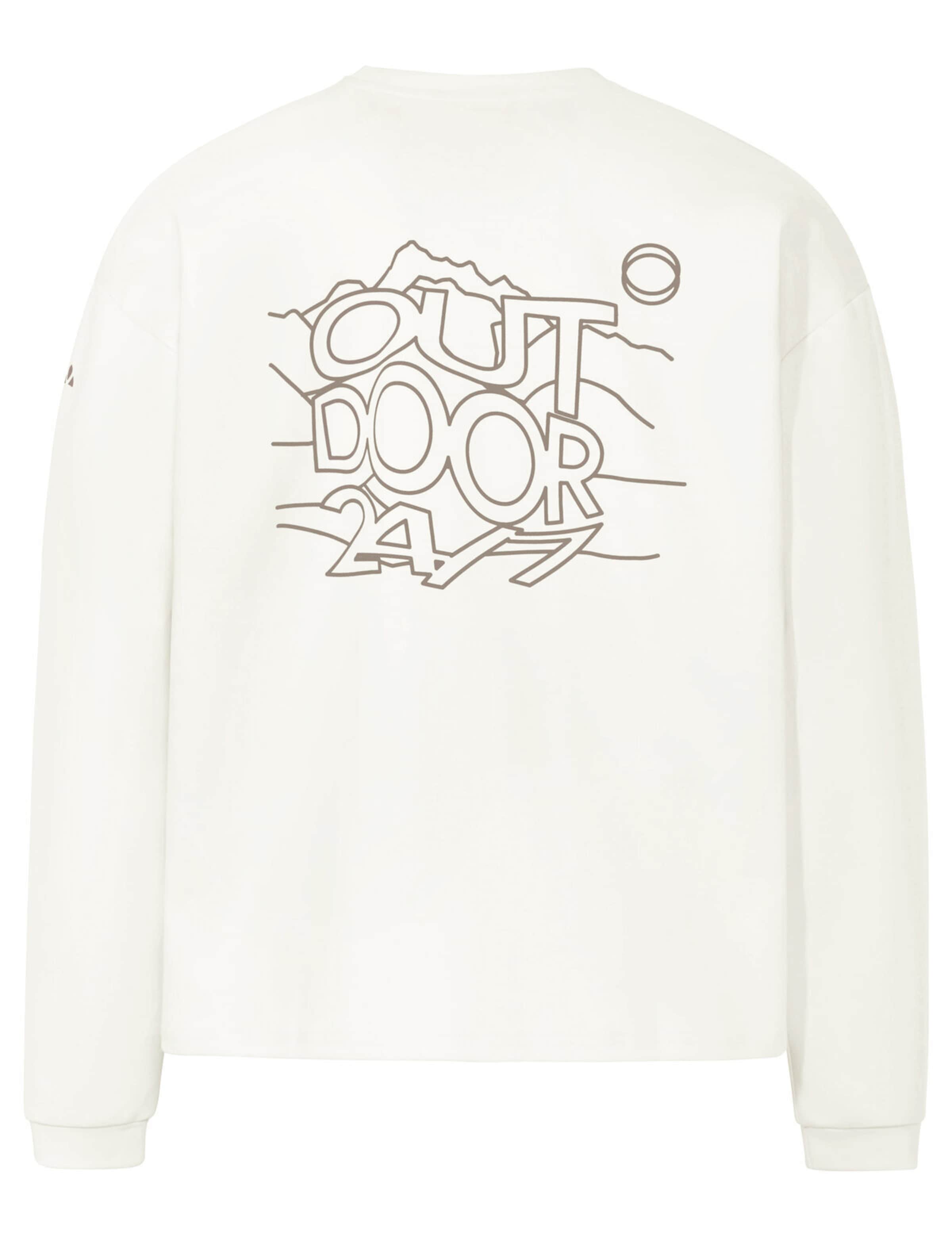 VAUDE Sports sweatshirt 'Najun' in White