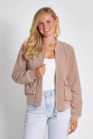 Zhrill Between-Season Jacket in Grey: front