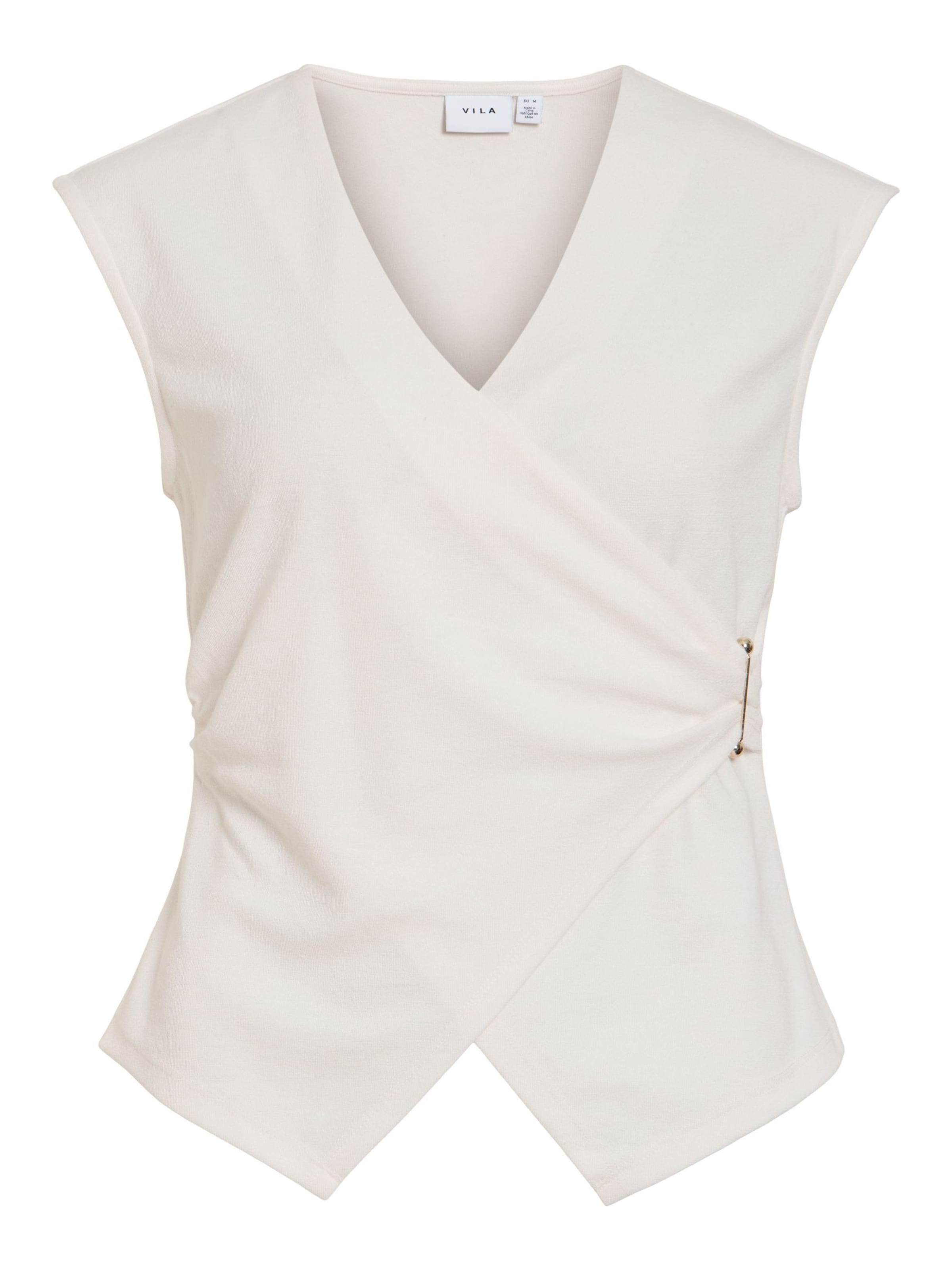 Top 'VIAnni' di VILA in bianco: frontale