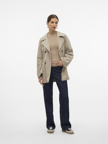 VERO MODA Between-Seasons Coat in Grey