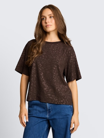 TOM TAILOR T-Shirt in Braun: Vorderseite