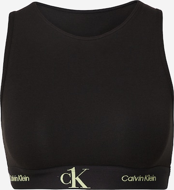 Calvin Klein UnderwearBustier Grudnjak - crna boja: prednji dio