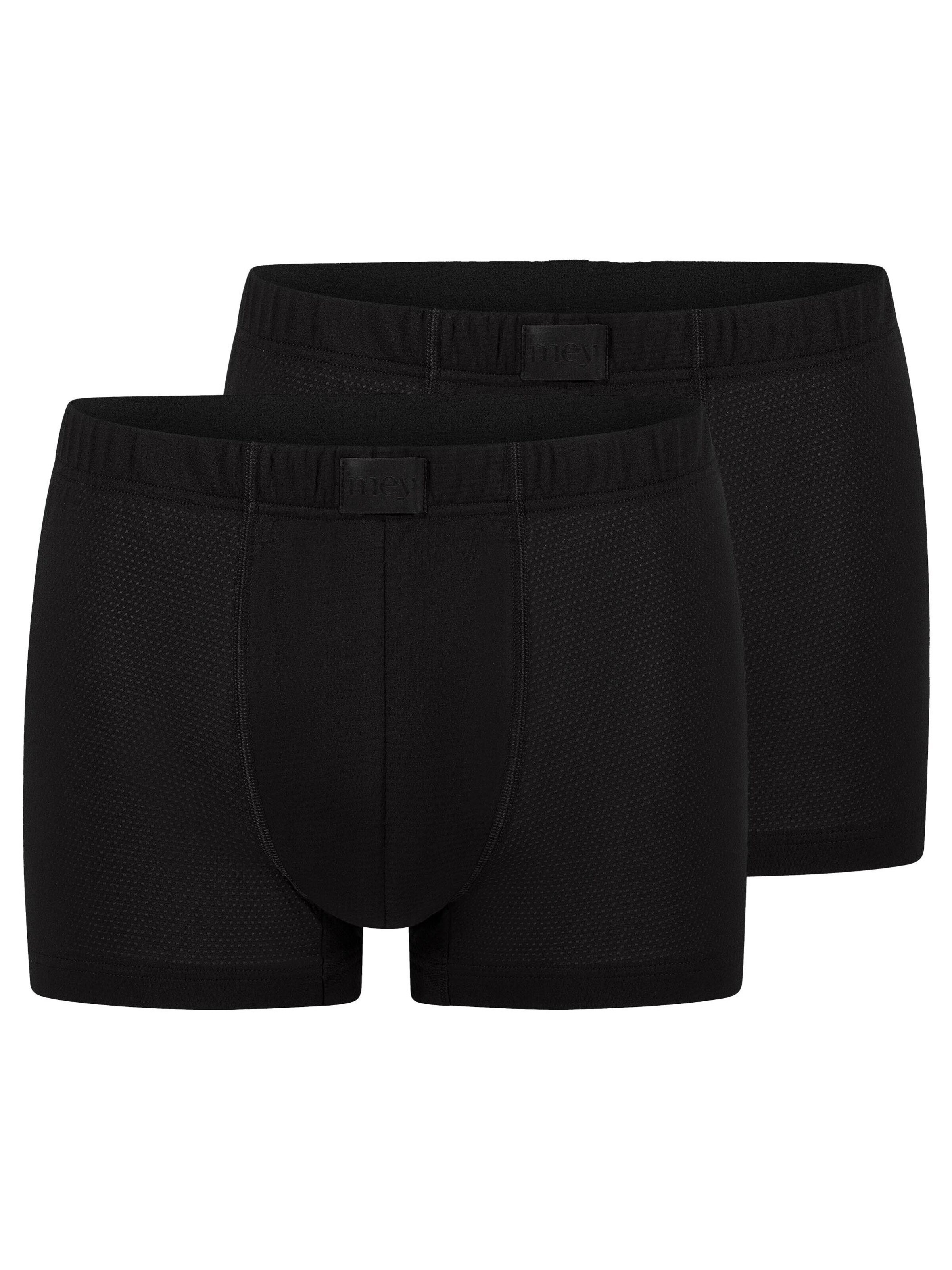 Mey Boxer shorts 'Dry Cotton Breeze' in Black: front