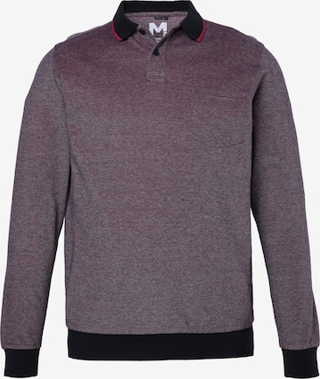 Men Plus Shirt in Red: front