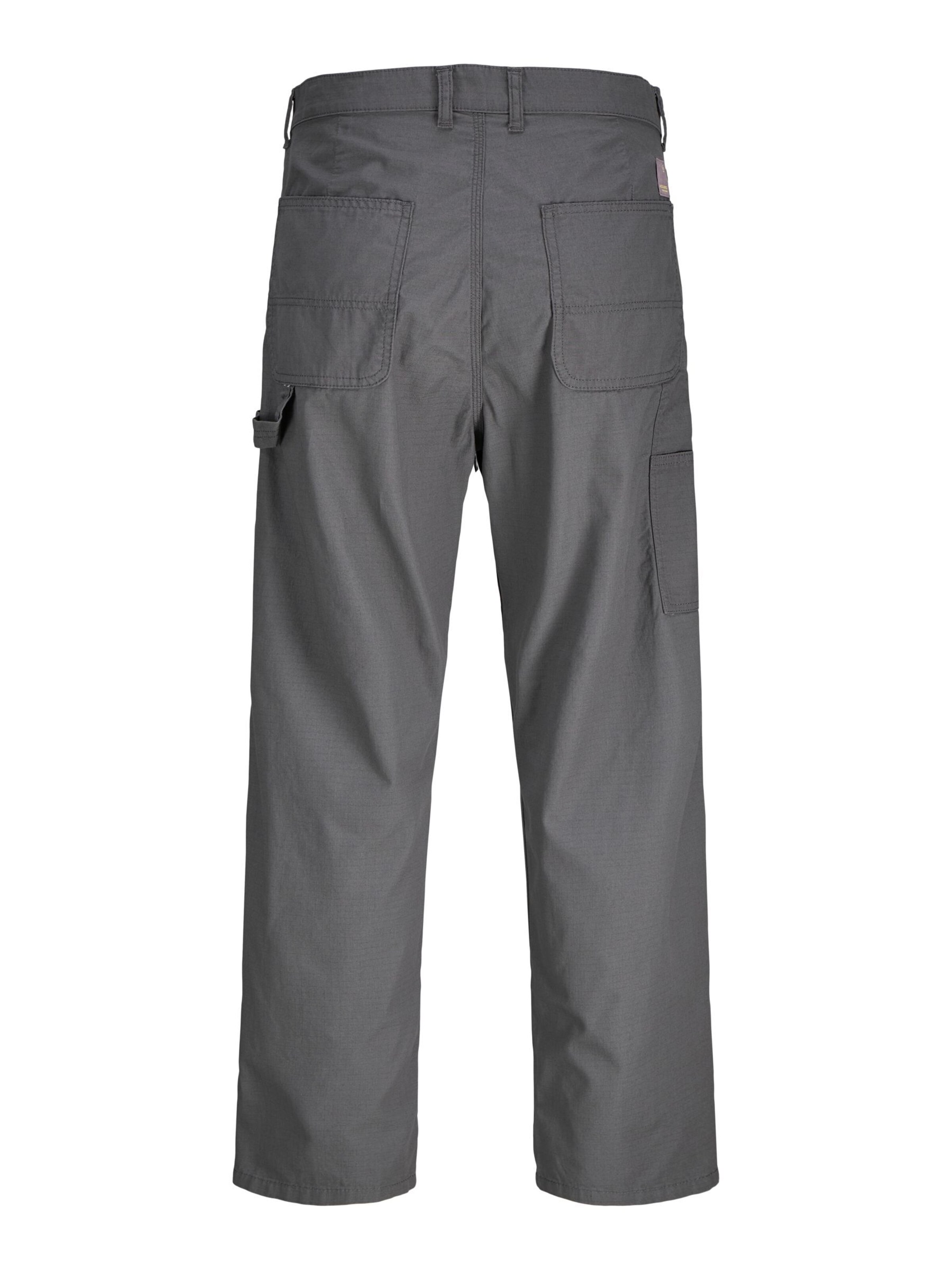 JACK & JONES Loosefit Hose 'JPSTAlex' in Grau