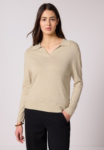 STREET ONE Sweater in Beige: front