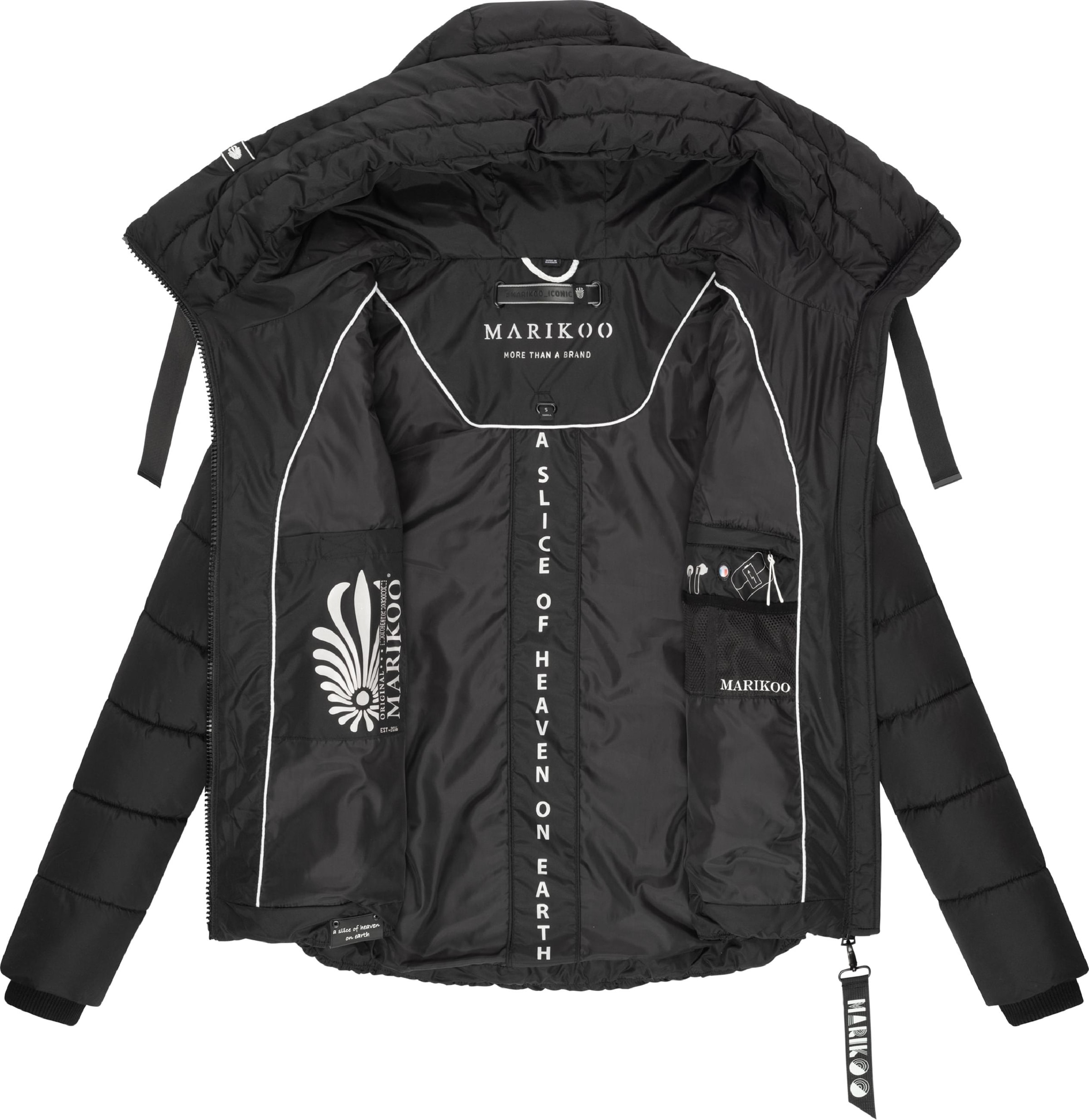 Veste d’hiver 'Amayaa-1' MARIKOO en noir