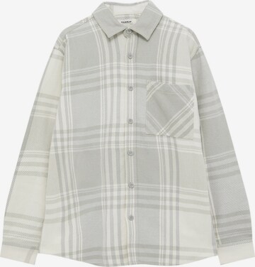 Pull&Bear Button Up Shirt in Grey: front