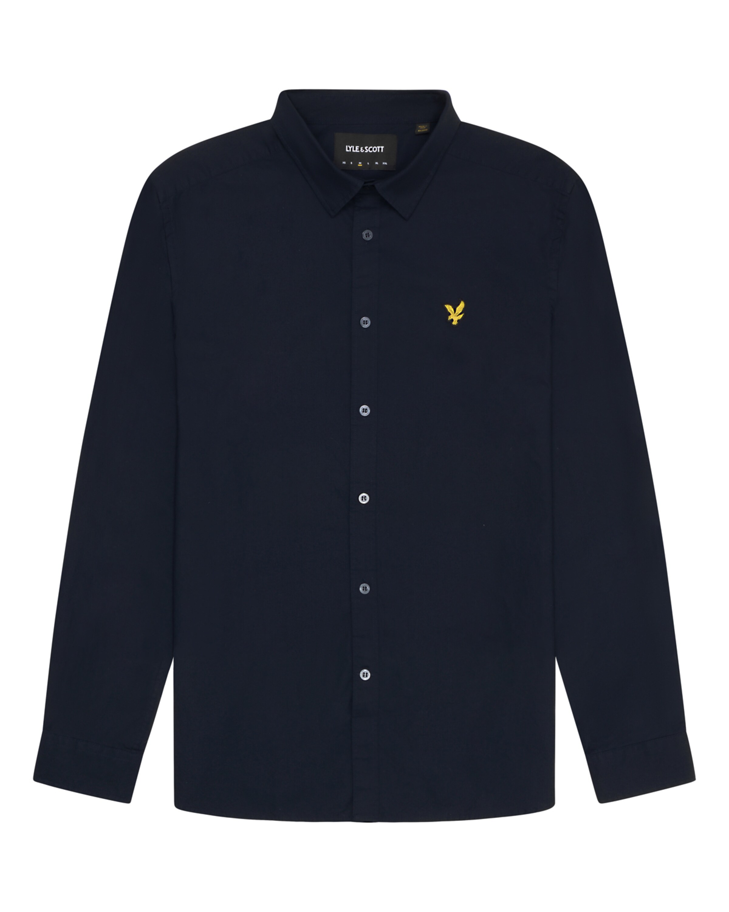 Lyle & Scott Regular fit Overhemd in Blauw: voorkant