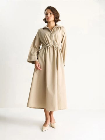 Bianco Lucci Blousejurk in Beige