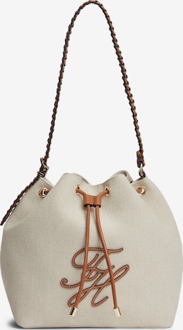 smėlio TOMMY HILFIGER Sutraukiama rankinė: priekis