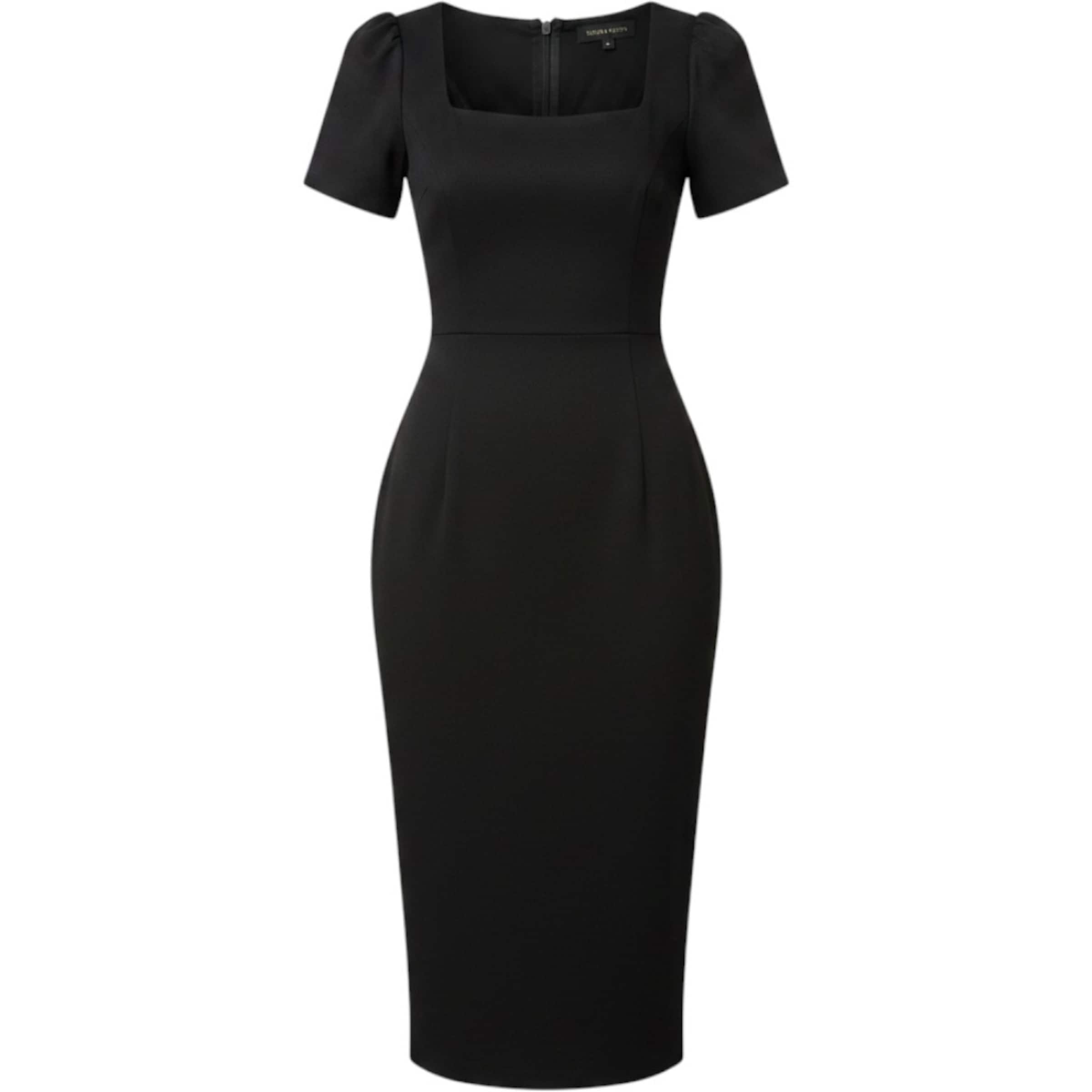 WOMAN VISION Kleid in Schwarz: Vorderseite