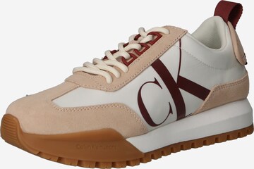 Calvin Klein Sneakers in Beige: front