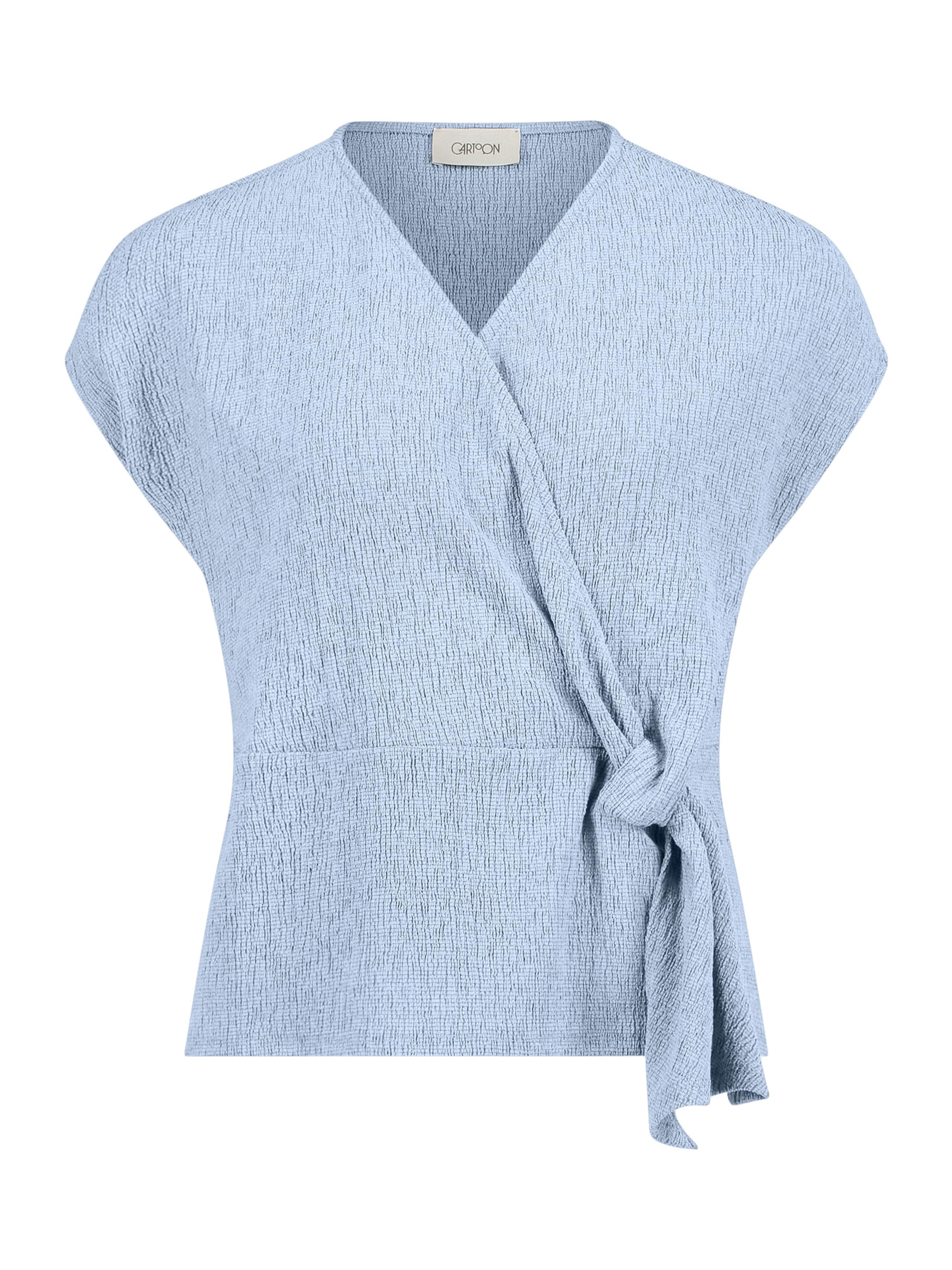 Cartoon Shirt in Blue: front