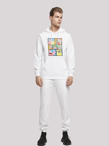 F4NT4STIC Sweatshirt 'Spongebob Schwammkopf Collage' in Weiß