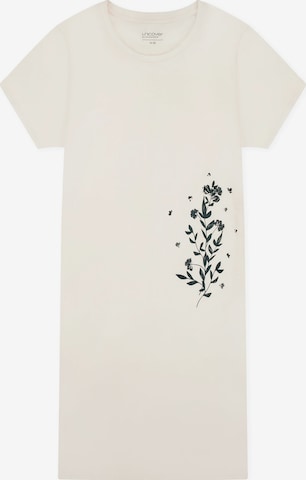 Chemise de nuit ' Nightwear ' uncover by SCHIESSER en beige : devant
