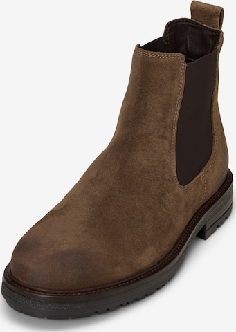 Marc O'Polo Chelsea boots in Bruin: voorkant