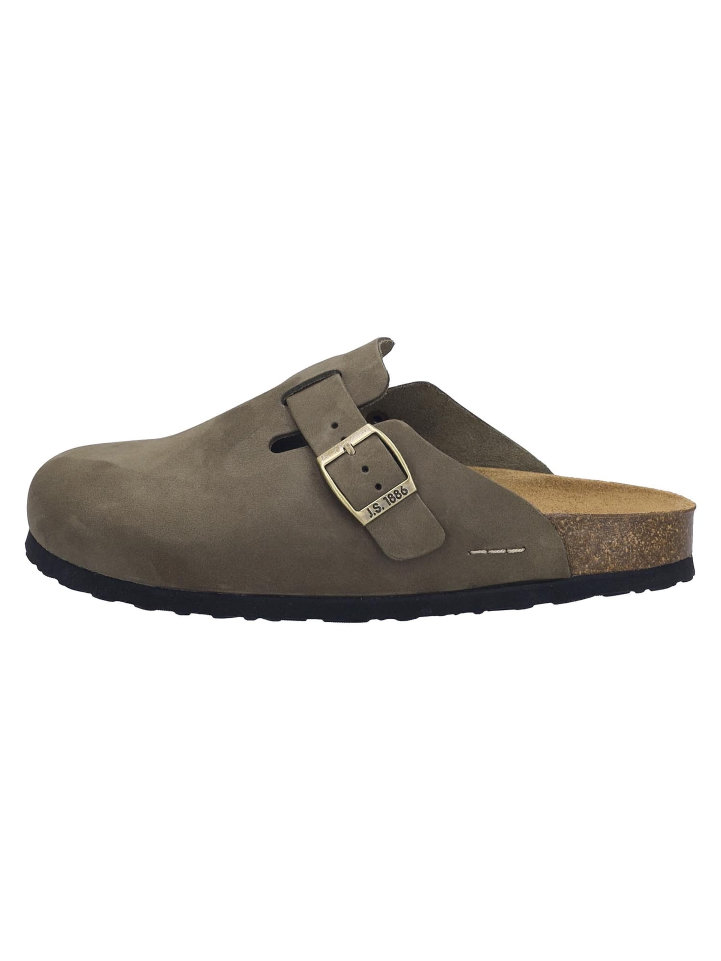 JOSEF SEIBEL Clogs 'Hermine 04'‌‌‌‌‌‌‌ in Grau: Vorderseite
