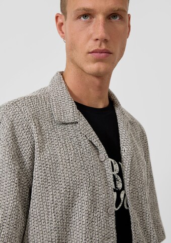 Coupe regular Chemise QS en noir