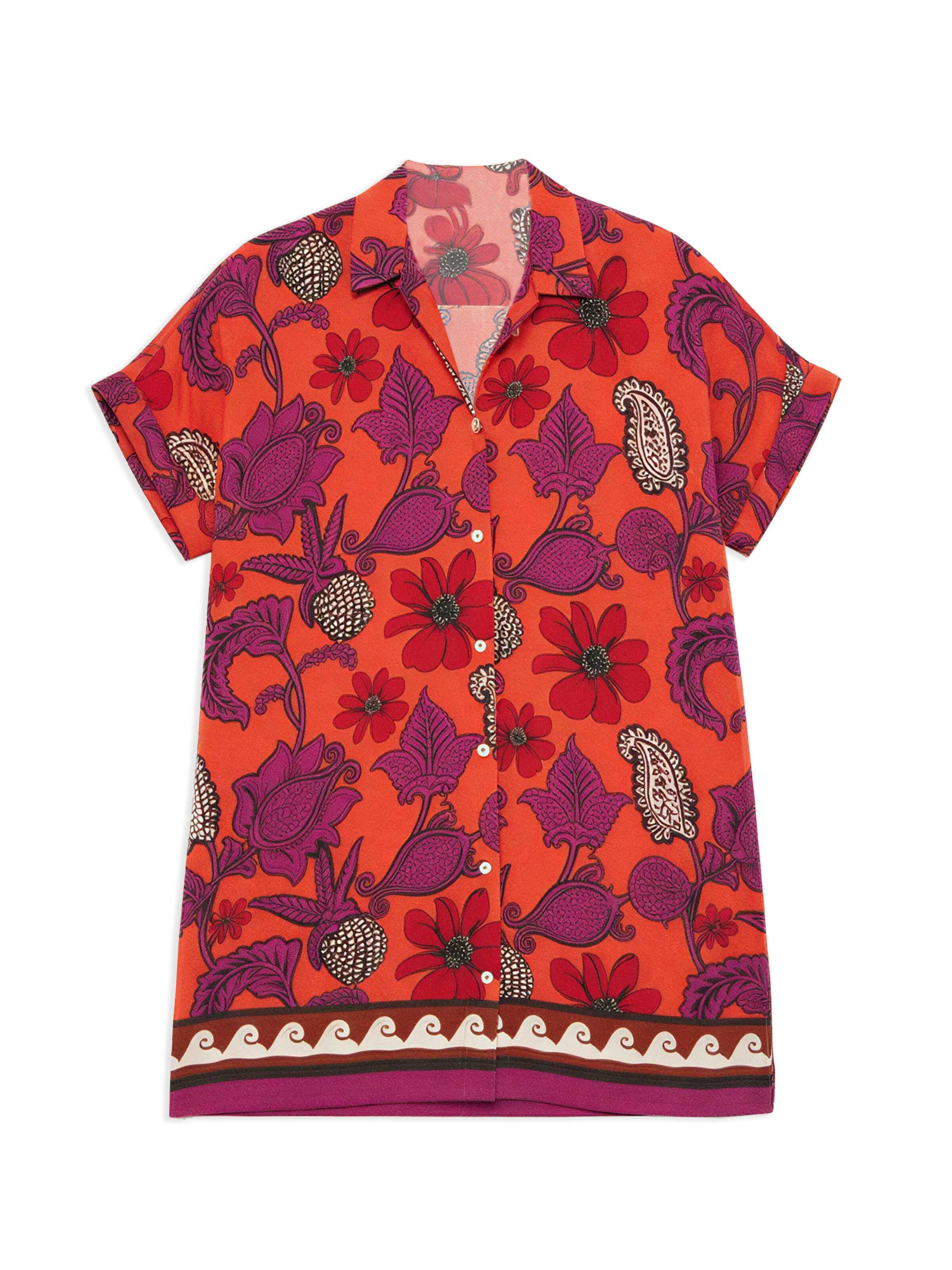 Gisela Μπλουζοφόρεμα σε πορτοκαλί: μπροστά