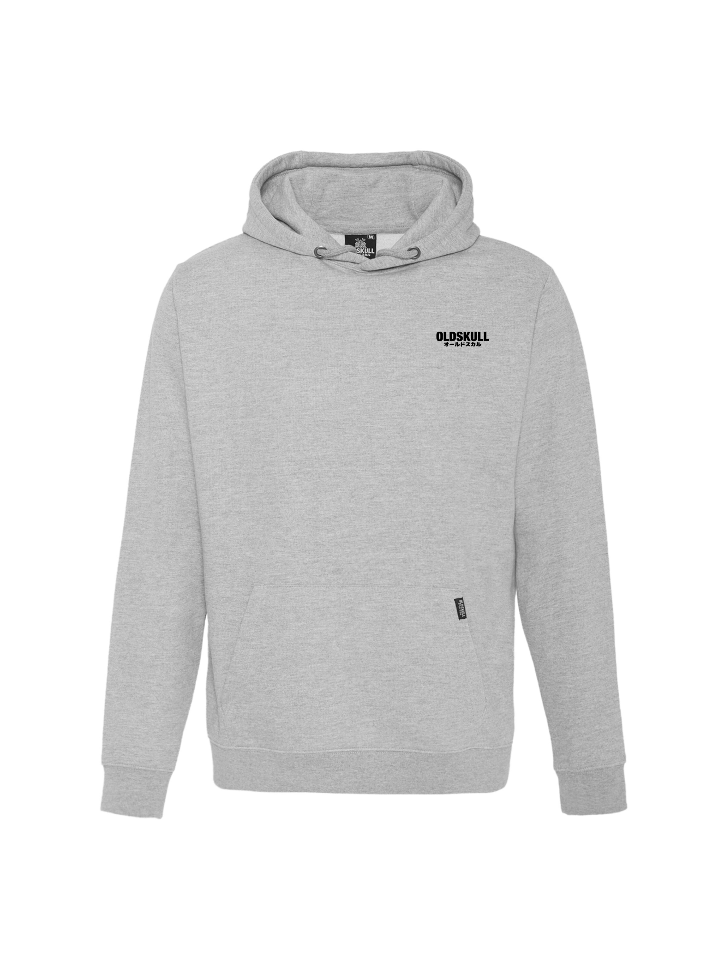 Oldskull Sweatshirt 'Xtreme Vivid Skull' in Grey: front