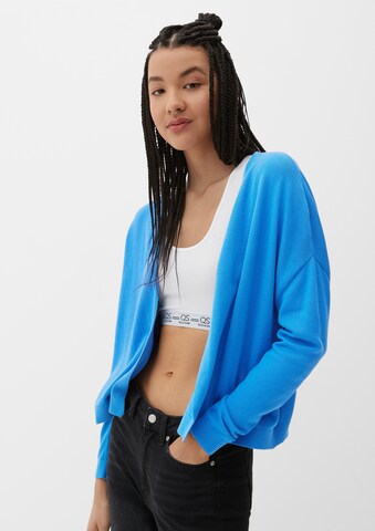 Cardigan QS en bleu : devant