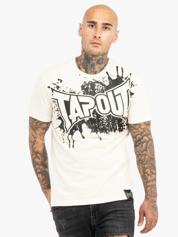 T-Shirt 'SPLASHED' Tapout en beige : devant