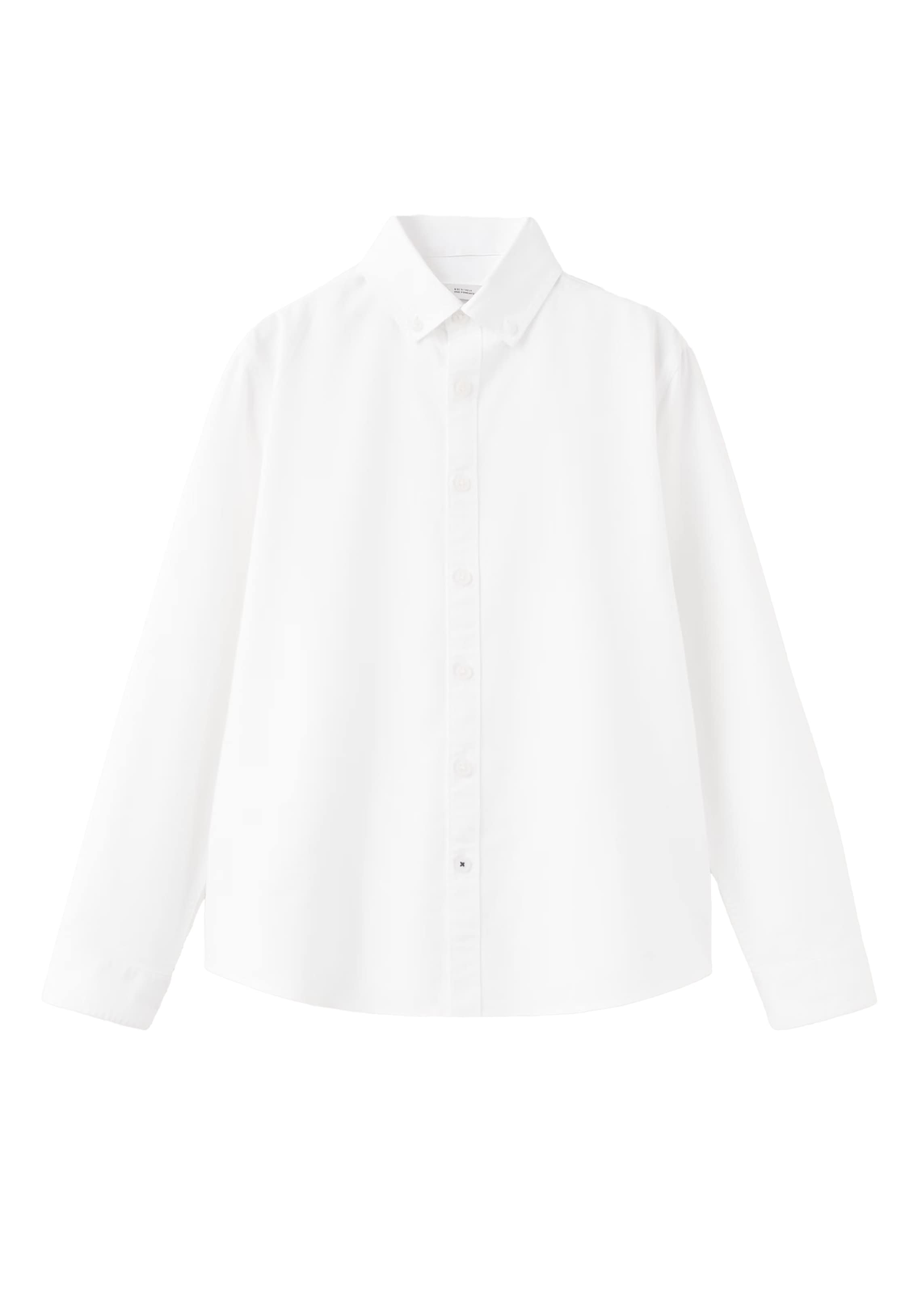MANGO KIDS Regular fit Skjorta 'ROXFORD' i vit: framsida