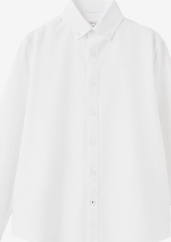 MANGO KIDS Regular fit Skjorta 'ROXFORD' i vit: framsida