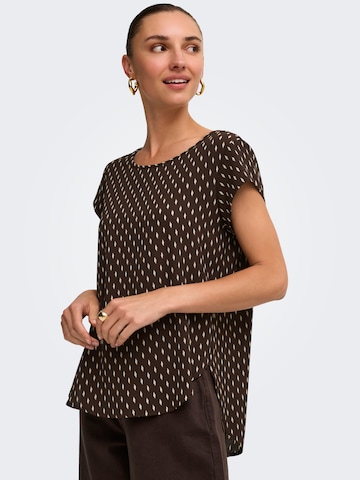 ONLY Blouse 'ONLVic' in Brown