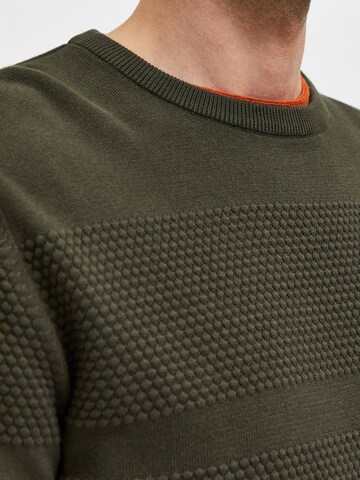 SELECTED HOMME Sweater 'Maine' in Green