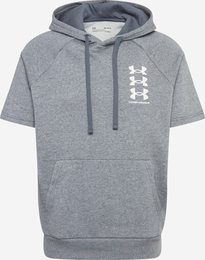 UNDER ARMOUR Sweat de sport 'UA Rival' en gris / blanc, Vue avec produit