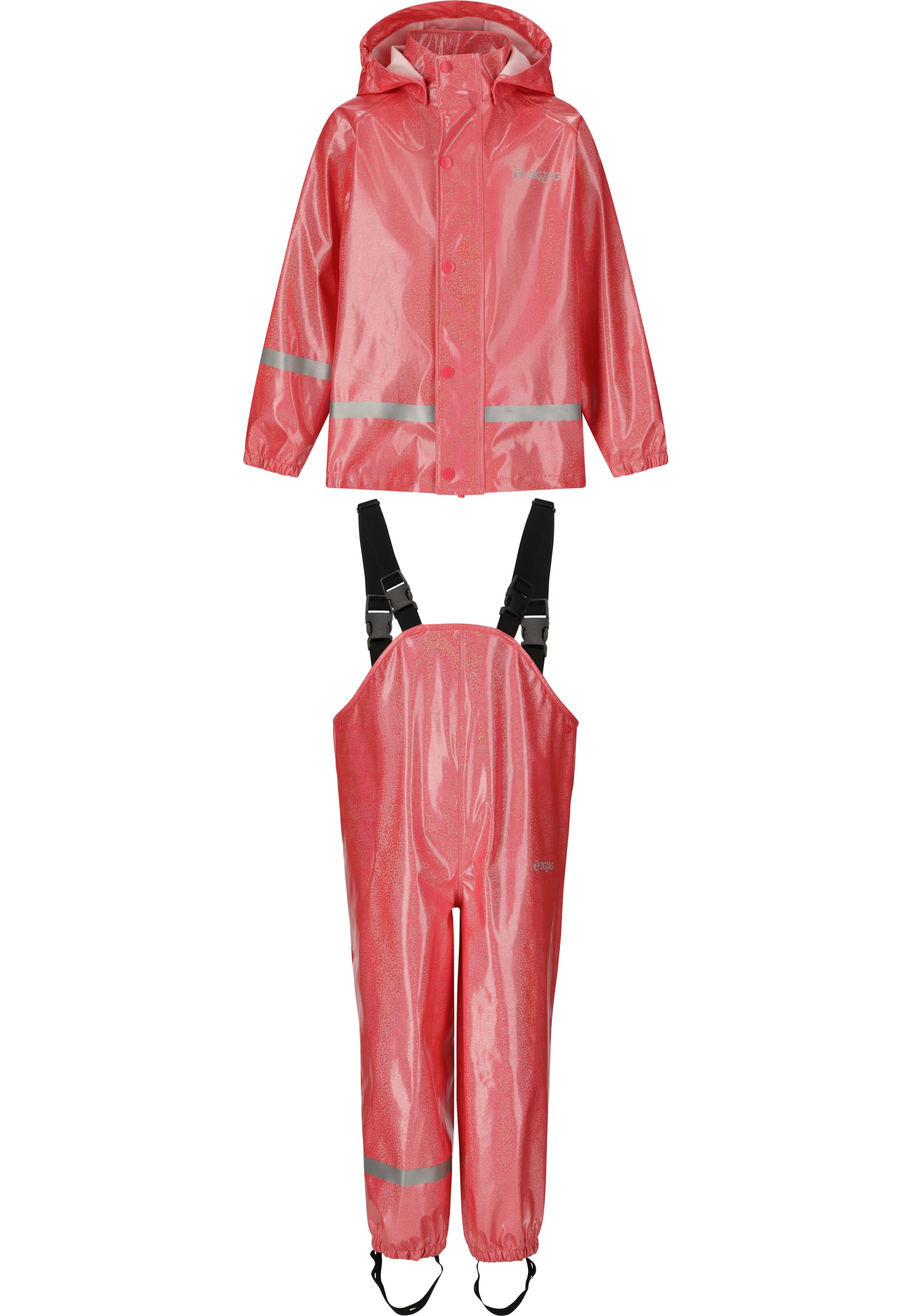 ZigZag Regenanzug 'Sylvia' in Pink: Vorderseite