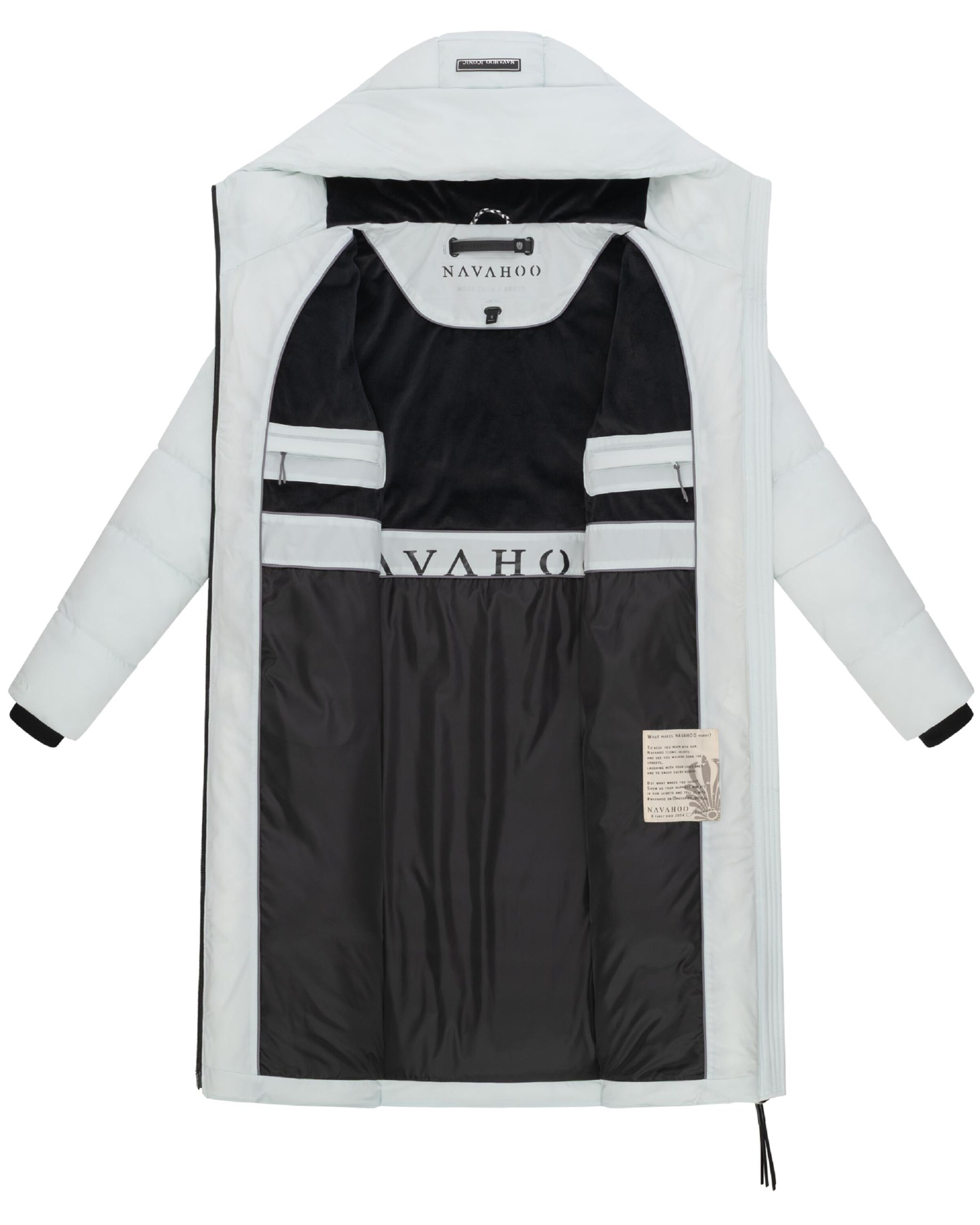 Palton de iarnă 'Schokokuss XIV' de la NAVAHOO pe albastru