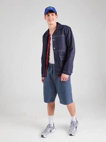 TOPMAN Normální Kalhoty – modrá