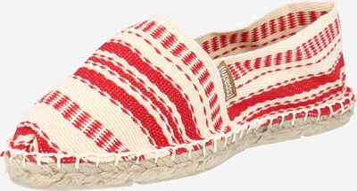 Espadrile espadrij l´originale pe roșu / alb, Vizualizare produs