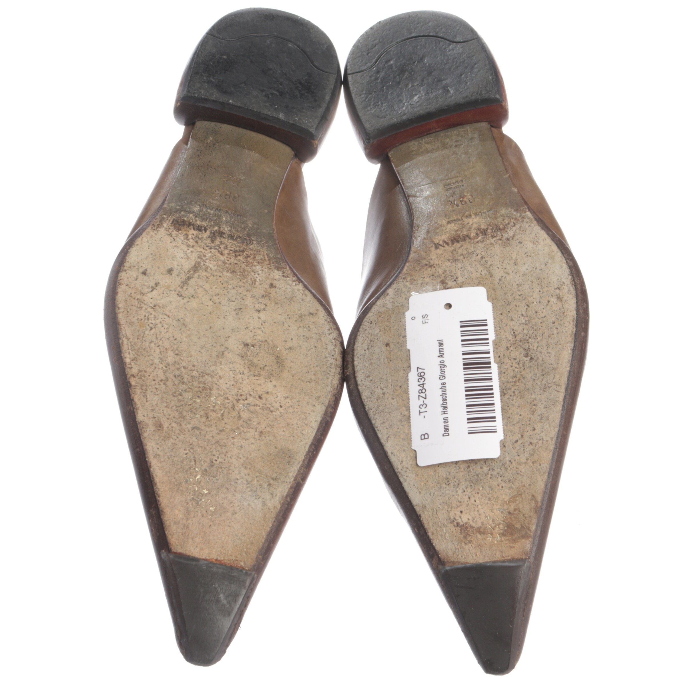 GIORGIO ARMANI Halbschuhe 39,5 in Braun