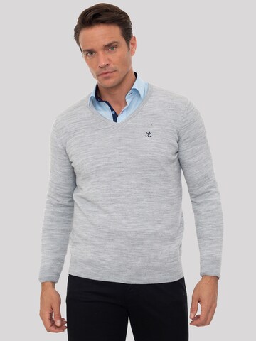 Sir Raymond Tailor Sweater 'Erky' in Grey: front